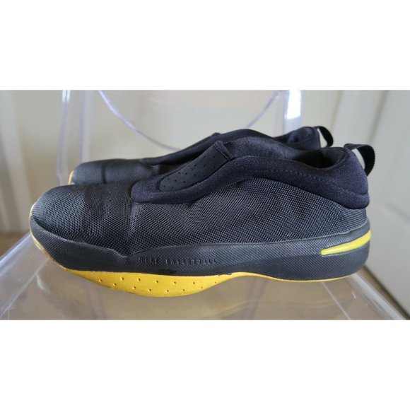 RARE Vintage 2000 Nike Basketball Low Black / Yellow (830156 003 00) Sz 9 - Picture 6 of 11